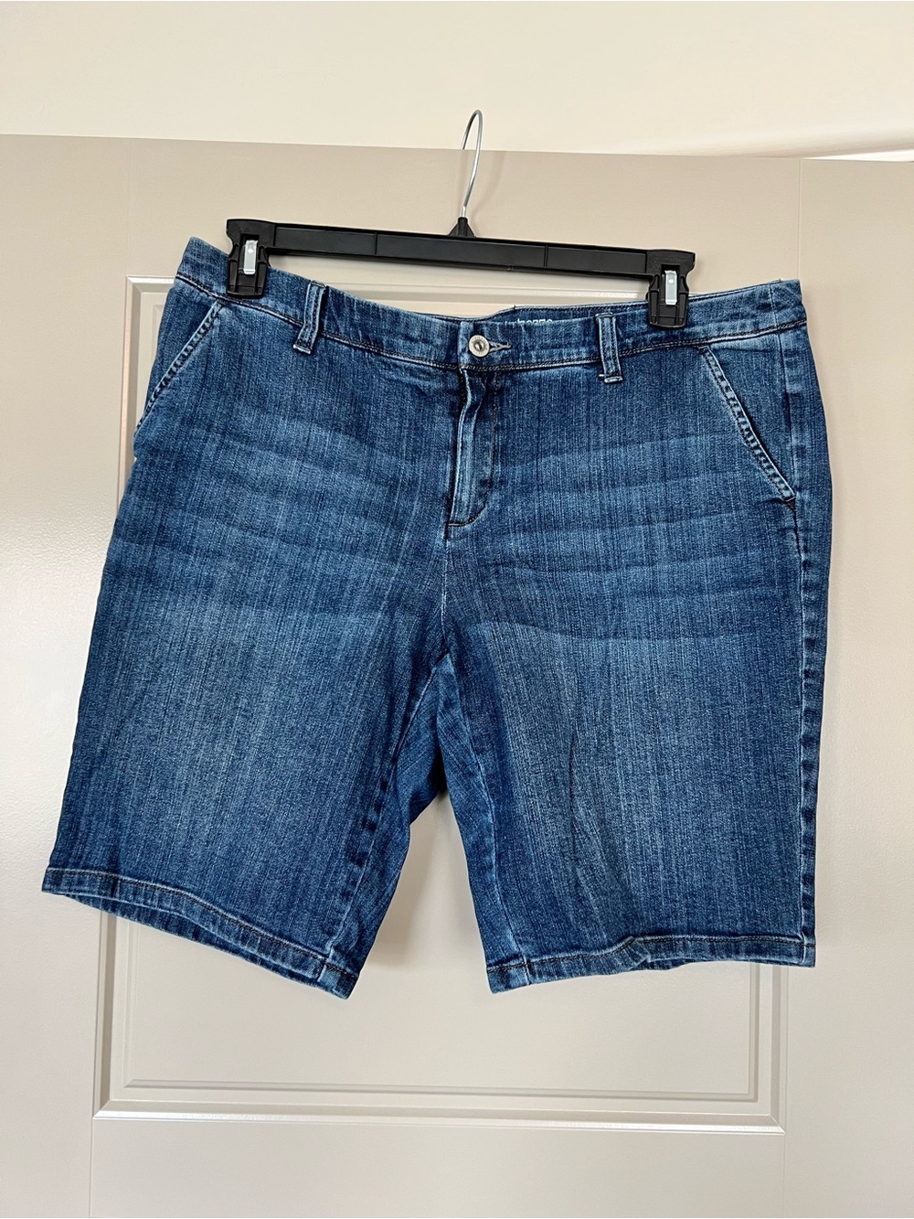 Liz Claiborne Dark Blue Denim Shorts